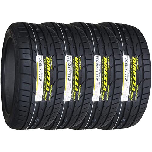 ダンロップ(DUNLOP) サマータイヤ DIREZZA DZ102 245/40R18 97W 4本セット [並行輸入品]